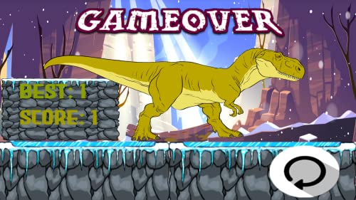 Aventura de dinosaurios de dibujos animados