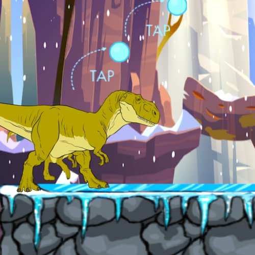 Aventura de dinosaurios de dibujos animados