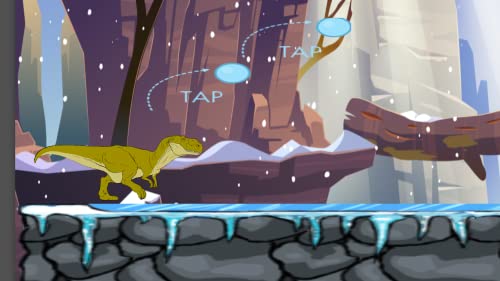 Aventura de dinosaurios de dibujos animados