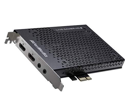 AVerMedia GC570 Live Gamer HD 2 - Tarjeta de captura PCIe, captura de juego, capturador, PC de transmisión, PCIE, Full HD, para Youtuber, Streamer, Xsplit, OBS, Stream en 1080p60, baja latencia, HDMI