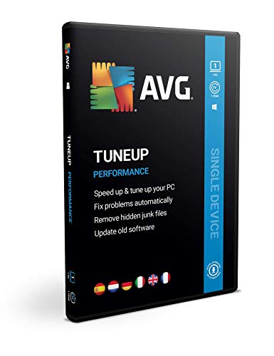 AVG PC TuneUp 2021/2022 - Acelere, limpie y repare su PC | 1 equipo | 1 año | En Caja