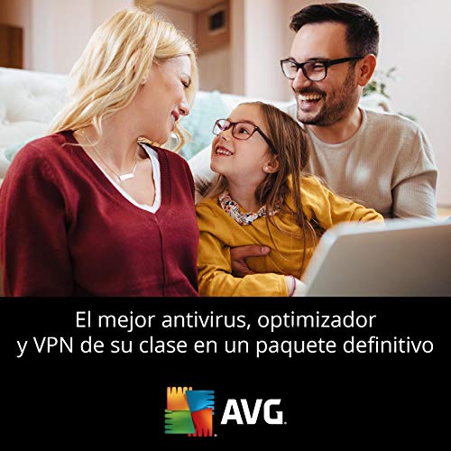 AVG Ultimate - Antivirus con AVG Secure VPN y AVG TuneUp para agilizar su PC - Para descargar | 10 Dispositivo | 1 Año | PC/Mac | Código de activación enviado por email