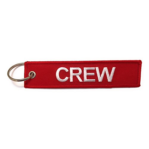 aviamart AVM-CREW2 - Etiqueta para equipaje  Rojo rojo / blanco