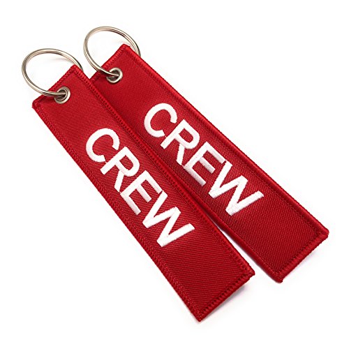 aviamart AVM-CREW2 - Etiqueta para equipaje  Rojo rojo / blanco