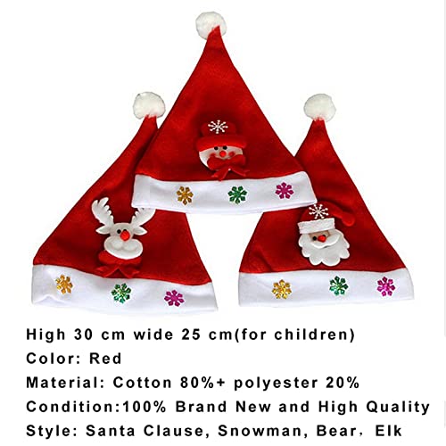 Aznever E/T Light Up Hat, Christmas Beanie Hat with LED Colorful Lights, Unisex Soft Winter Christmas Cap for Party Family Dancing Jogging Bicycling