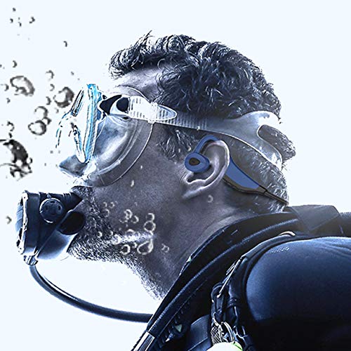 Aztine MP3 y Bluetooth 2 en 1 Auriculares de conducción ósea para natación, nivel IPX8 bajo el agua 3 metros a prueba de agua, 8 horas de juego con 16 GB de memoria