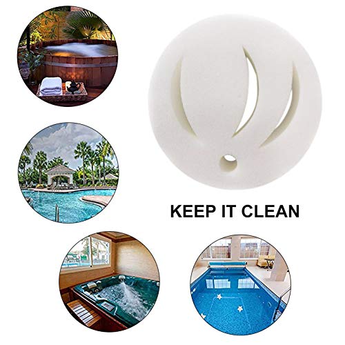 Bagalqio Esponja De Escoria De Absorción De Aceite, 1 / Piscina De Natación Esponja Blanco Aceite Absorbente Scum Sponge Tool Limpio, Adecuado Para Recoger Aceite, Escoria, Limo, Suciedad, astonishing