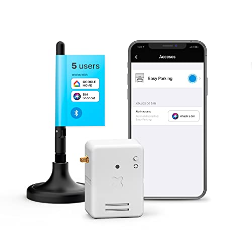 Baintex Easy Parking Basic Apertura de la Puerta del Garaje con Móvil por Bluetooth para 5 Usuarios ¡Líbrate De Los Mandos! Compatible con Todas Las Puerta de Garaje Fácil y Rápido