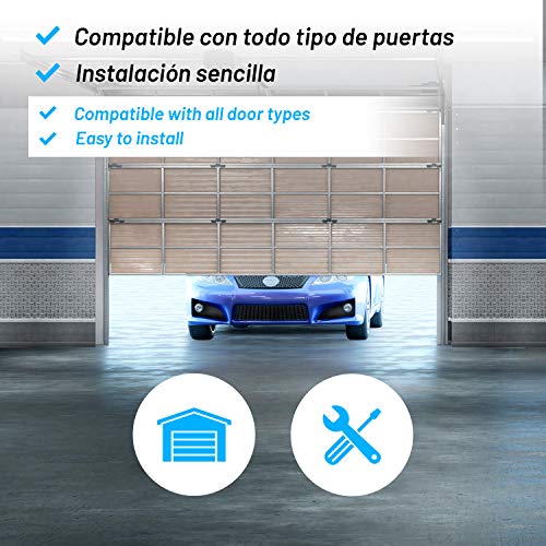 Baintex Easy Parking Basic Apertura de la Puerta del Garaje con Móvil por Bluetooth para 5 Usuarios ¡Líbrate De Los Mandos! Compatible con Todas Las Puerta de Garaje Fácil y Rápido