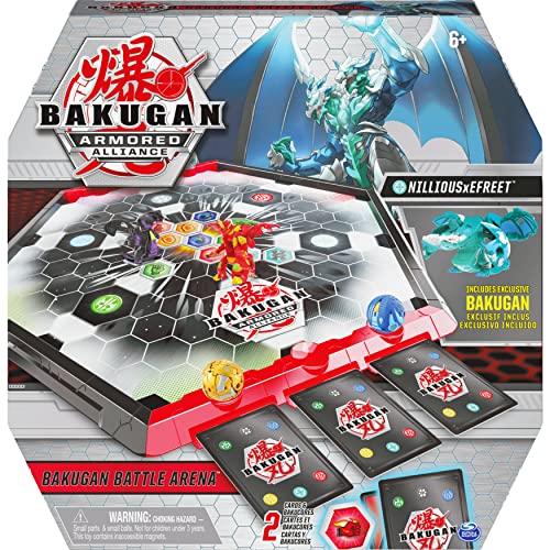 Bakugan Armored Alliance Battle Arena, campo de juego bordeado con la fusión exclusiva de Bakugan