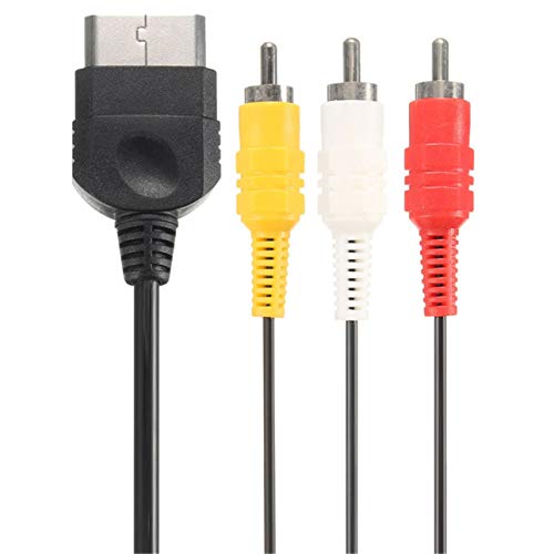 Ballylelly Cable Compuesto de Audio y Video AV de 6 pies Cable RCA para TV o Monitor de definición estándar Xbox Classic 1