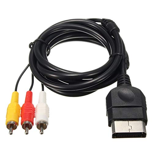 Ballylelly Cable Compuesto de Audio y Video AV de 6 pies Cable RCA para TV o Monitor de definición estándar Xbox Classic 1