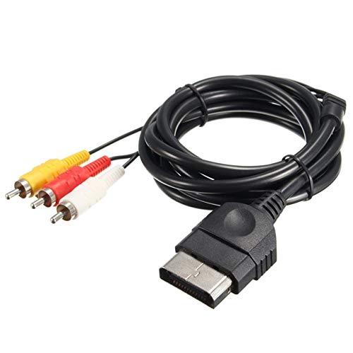 Ballylelly Cable Compuesto de Audio y Video AV de 6 pies Cable RCA para TV o Monitor de definición estándar Xbox Classic 1