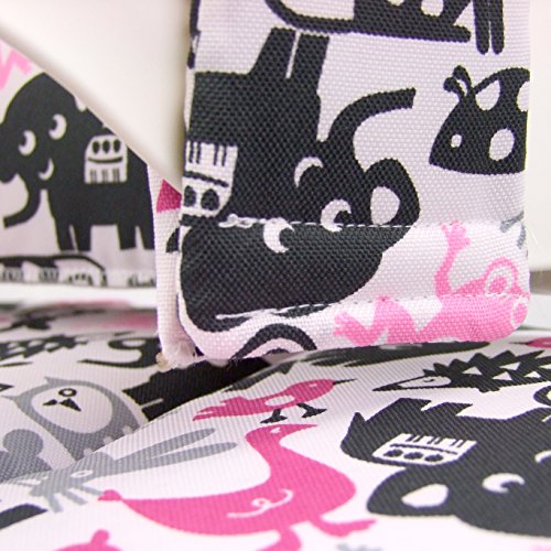 BambiniWelt - Cojín de asiento para trona Stokke Tripp Trapp, en 20 colores, asiento de 2 piezas, funda de repuesto Marine W. Figuren