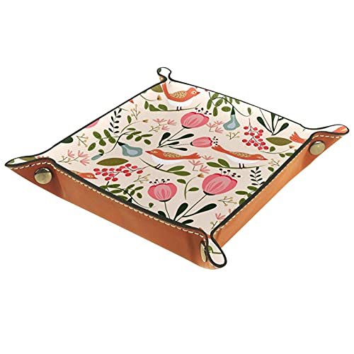 Bandeja organizadora de escritorio Catchall Bandeja de valet para hombres y mujeres Bandeja de llaves para limpieza de monedas de mesa para oficina en casa Steam Punk