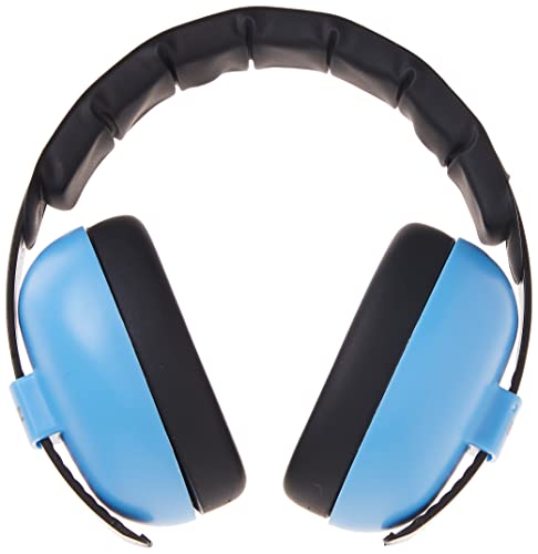 BANZ BABY EAR DEFENDERS, Protector acustico con almohadillas para bebés a partir de 3 años (Azul)
