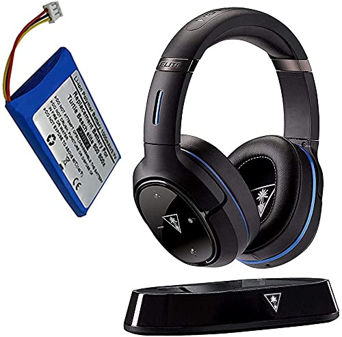 Batería de repuesto para auriculares inalámbricos Turtle Beach Elite 800 800x (3,7 V, 1000 mAH)