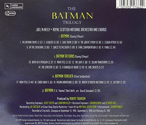 Batman Trilogy,The Cd