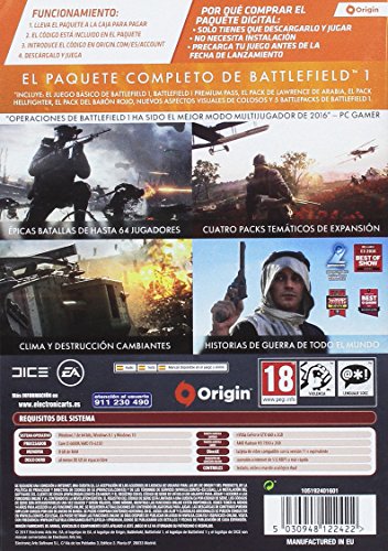 Battlefield 1 - Edición Revolution (La caja contiene un código de descarga - Origin)