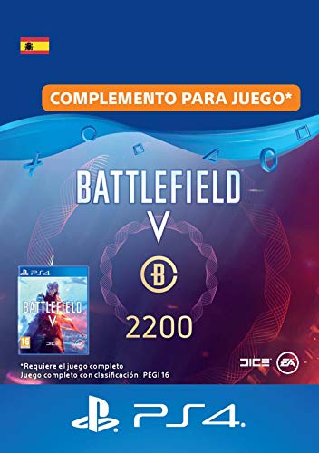 Battlefield V - 2200 monedas de Battlefield - PS4 Download Code - ES Account DLC | PS4 Download Code - ES Account