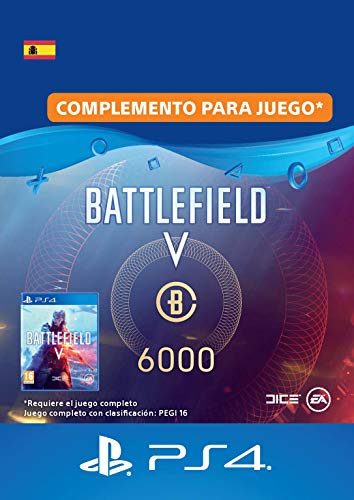 Battlefield V - 6000 monedas de Battlefield - PS4 Download Code - ES Account DLC | PS4 Download Code - ES Account