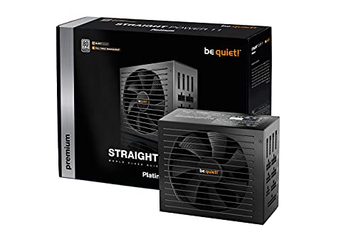 be quiet! Straight Power 11 Platinum - Fuente de alimentación para PC (850 W, 4 Puertos PCIe), Color Negro