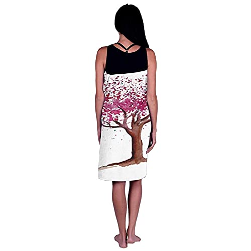 Beach Bath Towel,Japanese Cherry Blossom Buds Sakura Tree in Watercolor Beauty Essence Artwork,Lightweight Beach Blanket Absorbent Quick Dry Cool Pool Beach Swim Towels