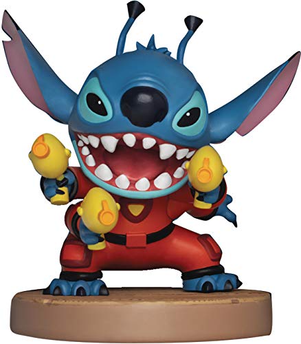 Beast Kingdom Disney Classic Series: Stitch (versión de traje espacial) MEA-019 Mini figura de ataque de huevos, multicolor