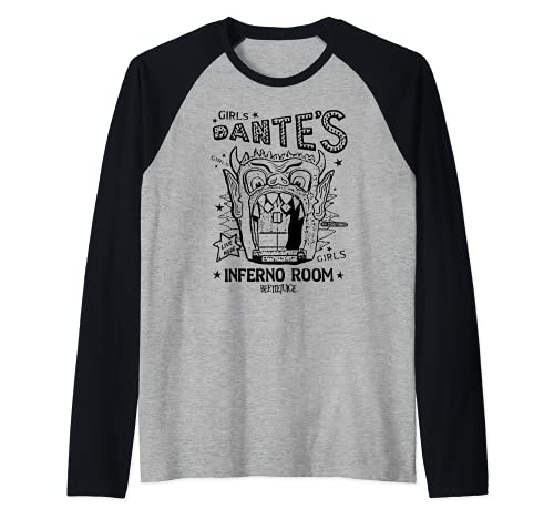 Beetlejuice Dantes Inferno Room Camiseta Manga Raglan