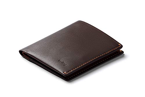 Bellroy Note Sleeve, Cartera de Piel Slim, edición con protección RFID Disponible (Máx. 11 Tarjetas, Efectivo y Monedas) - Java Caramel - RFID