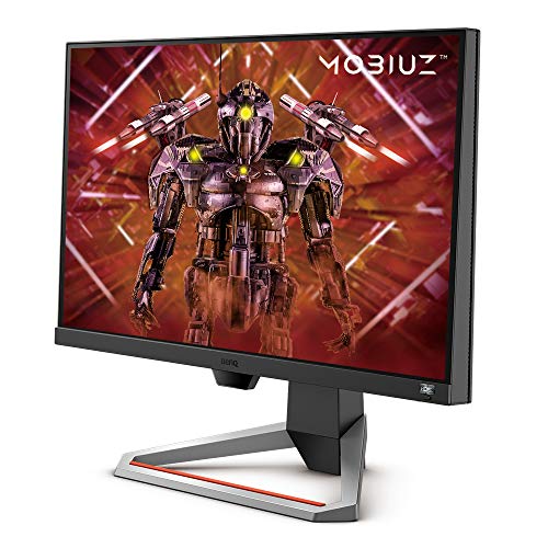 BenQ MOBIUZ EX2510 – Monitor Gaming de 24.5” Full HD, HDRi IPS, 144Hz, 1ms, AMD FreeSync Premium, compatible con PS5/Xbox x, Gris Oscuro