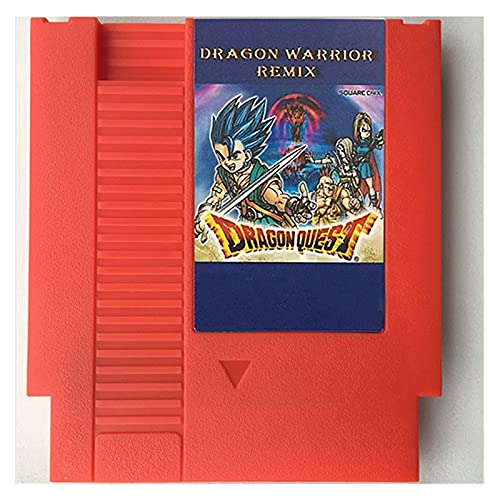 Bewitched ZHANGHANG Guardar Progreso Dragon Warrior Remix Juego Cartucho Dragon Warrior 1/2/3/4, Dragon Quest 1/2/3/4 Fit para 8 bits 72Pin 60Pin 8bit ZH (Color : 60 Pin)