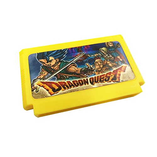 Bewitched ZHANGHANG Guardar Progreso Dragon Warrior Remix Juego Cartucho Dragon Warrior 1/2/3/4, Dragon Quest 1/2/3/4 Fit para 8 bits 72Pin 60Pin 8bit ZH (Color : 60 Pin)