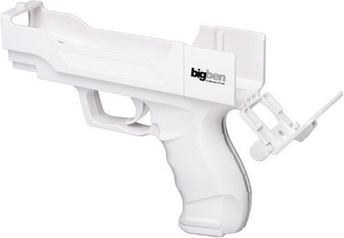 Big Ben Wii Gun - accesorios de juegos de pc (Color blanco, 280 mm, 55 mm, 200 mm)