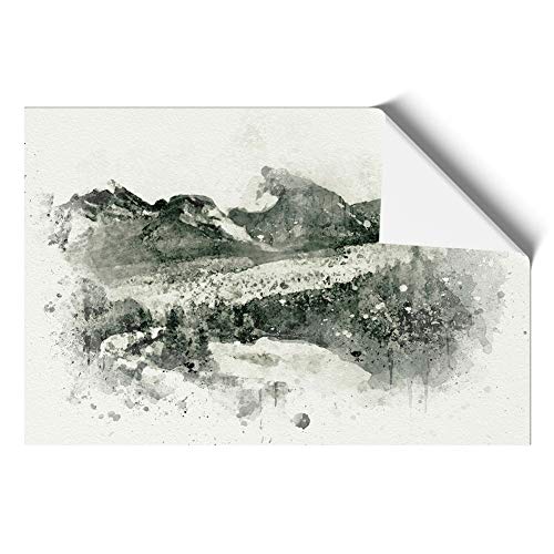 Big Box Art Empire - Póster abstracto (59,4 x 42 cm), diseño de Train Through Canada in Abstracto