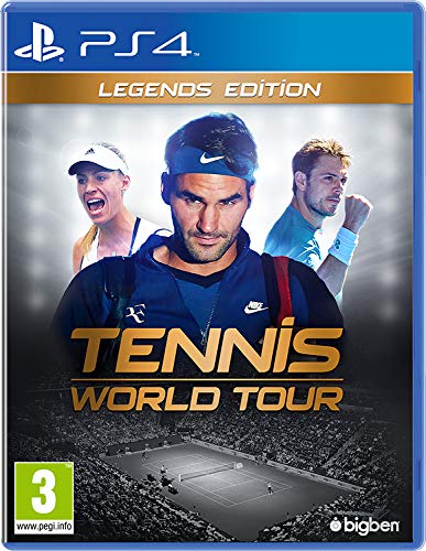 Bigben Interactive Tennis World Tour Legends Edition, PS4 vídeo - Juego (PS4, PlayStation 4, Deportes, Modo multijugador)