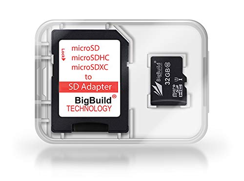 BigBuild Technology Tarjeta de memoria microSD ultrarrápida de 32 GB para Samsung Galaxy Grand Prime SM-G531F móvil, adaptador SD incluido