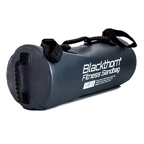 Blackthorn Fitness saco de arena con 6 variantes de asas I puede llenarse individualmente hasta 30 kg I a prueba de fugas y robusto I saco de pesas para el entrenamiento físico
