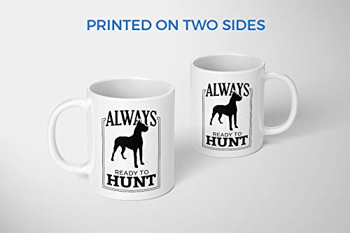 BLAK TEE Dog Hunter Porcelain Coffee and Tea Mug 330 ml