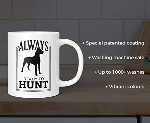 BLAK TEE Dog Hunter Porcelain Coffee and Tea Mug 330 ml