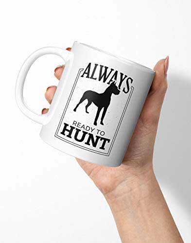 BLAK TEE Dog Hunter Porcelain Coffee and Tea Mug 330 ml