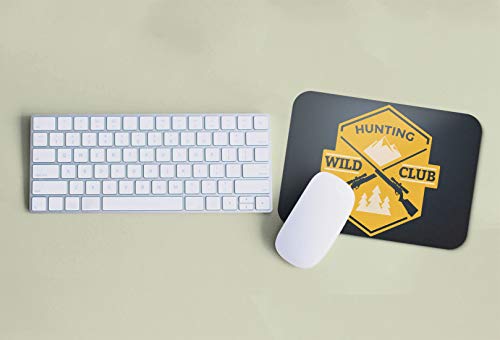 BLAK TEE Hunters Club Mouse Pad 18 x 22 cm in 3 Colours Black