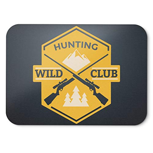 BLAK TEE Hunters Club Mouse Pad 18 x 22 cm in 3 Colours Black