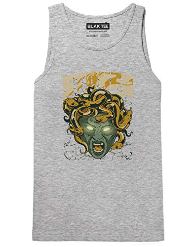 BLAK TEE Mejur Ancient Medusa Stoned by Weed Camiseta Sin Mangas S