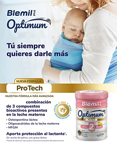 Blemil Plus 2 Optimum ProTech - Leche de continuación en polvo, Desde los 6 Meses, 800g