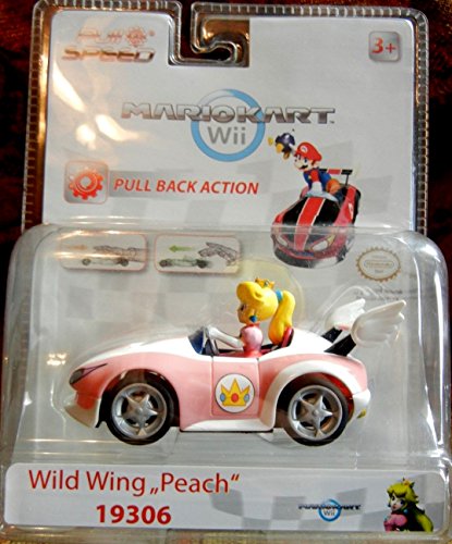 Blister Coche Peach Pull Speed Wild Wing Wii Nintendo
