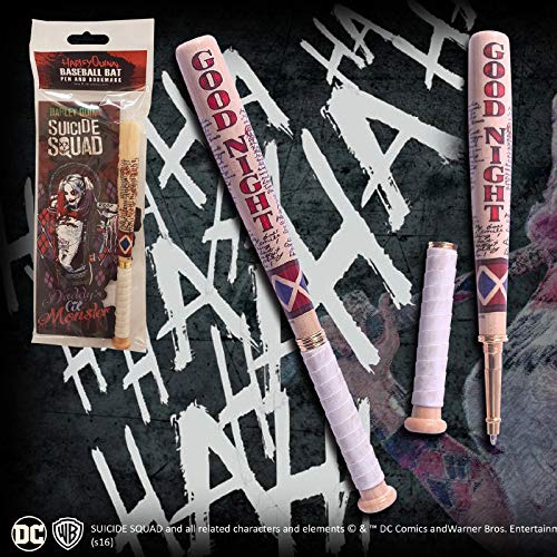 Bolígrafo de bate de béisbol Harley Quinn de The Noble Collection