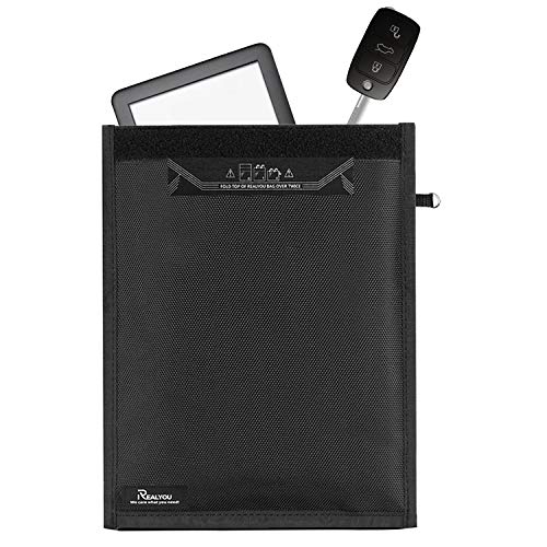 Bolsa Faraday para teléfono con llave de coche, funda con bloqueador de señal para tarjetas de crédito, protector de llamada WIFI GPS (M)