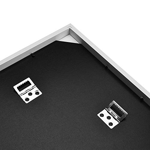 bomoe Marco de Fotos múltiple Galeria para 4 Fotos (1x 15x20 cm y 3X 10x15 cm) - Tamaño: 37,5x30x2,5 cm - Blanco