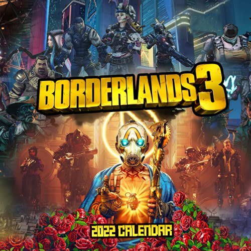 Borderlands 3: OFFICIAL 2022 Calendar - Video Game calendar 2022 - Borderlands 3 -18 monthly 2022-2023 Calendar - Planner Gifts for boys girls kids ... games Kalendar Calendario Calendrier)
